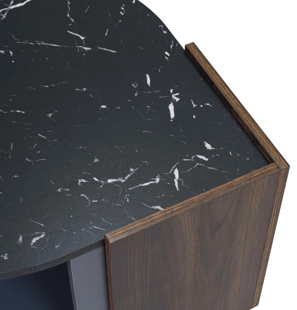 Măsuță de cafea cu design elegant, Negru | Aosom Romania