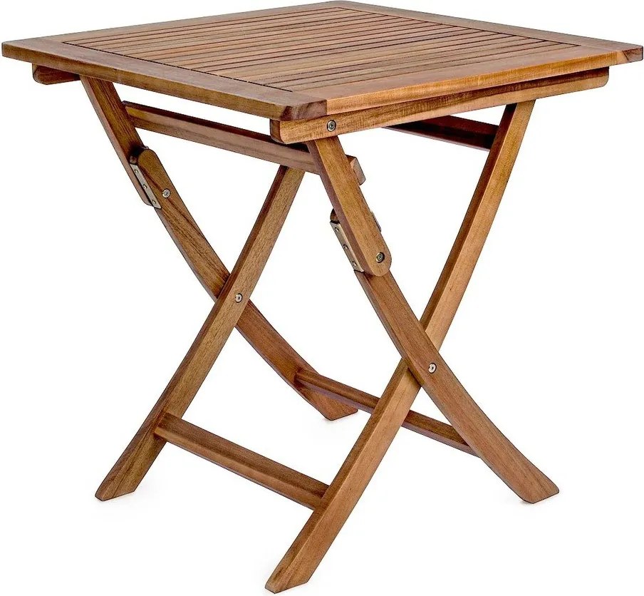 Măsuță de grădină din lemn de acacia 70x70 cm Noemi – Bizzotto