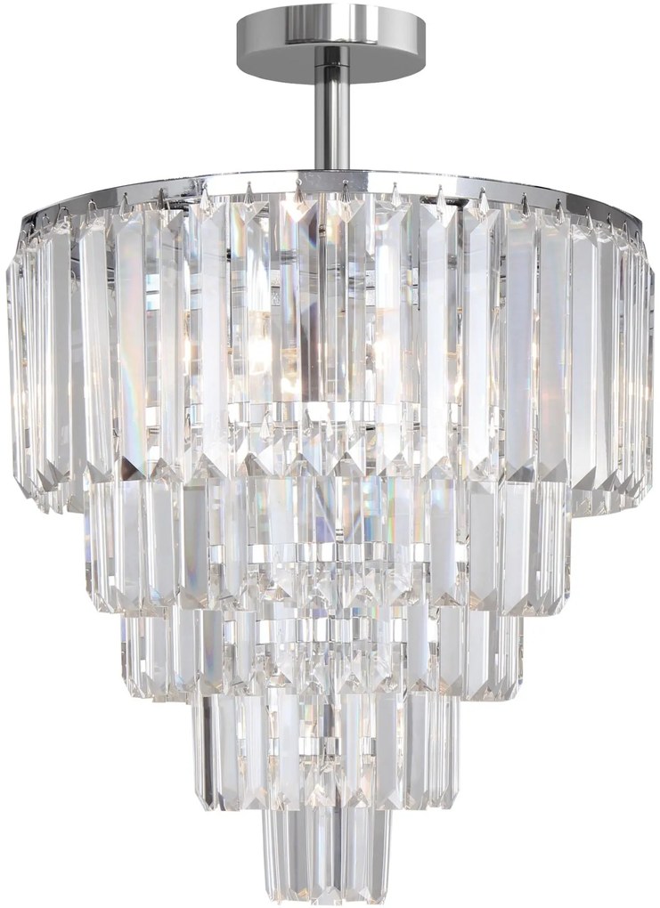 Zuma Line Amedeo lampă de tavan mai mult ede 6x40 W crom-transparent FC17106/6+3+1-CHROME+CL