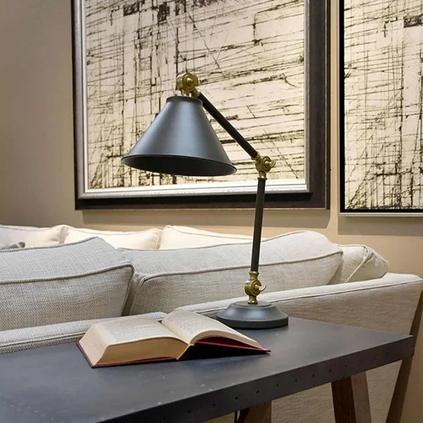 Lampă de masă Elstead PV-ELEMENT-GAB PROVENCE ELEMENT 1xE27/60W/230V gri