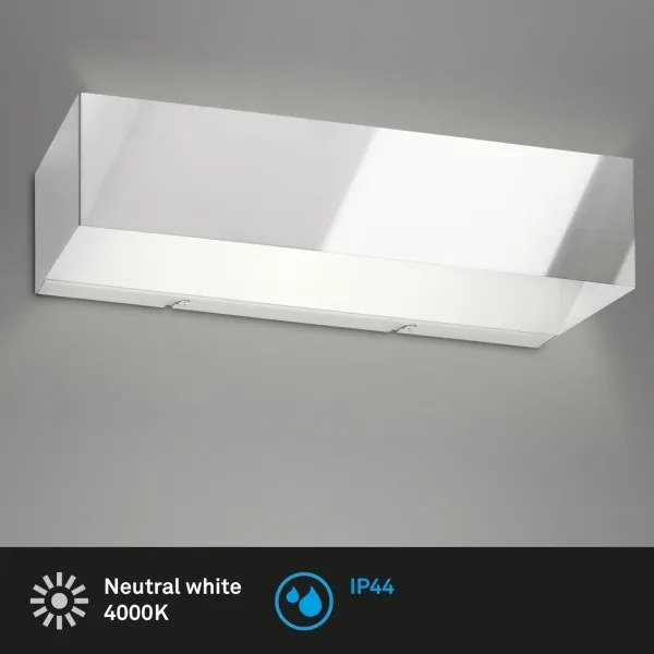 Aplică LED de exterior Briloner 2204-018 LED/8W/230V IP44 crom