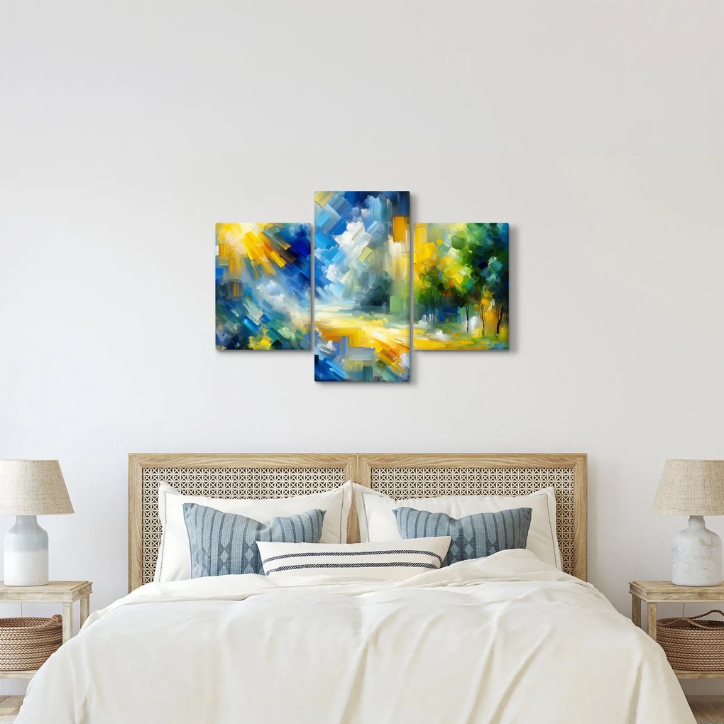 Tablou - Zi însorită abstractă (90x60 cm)
