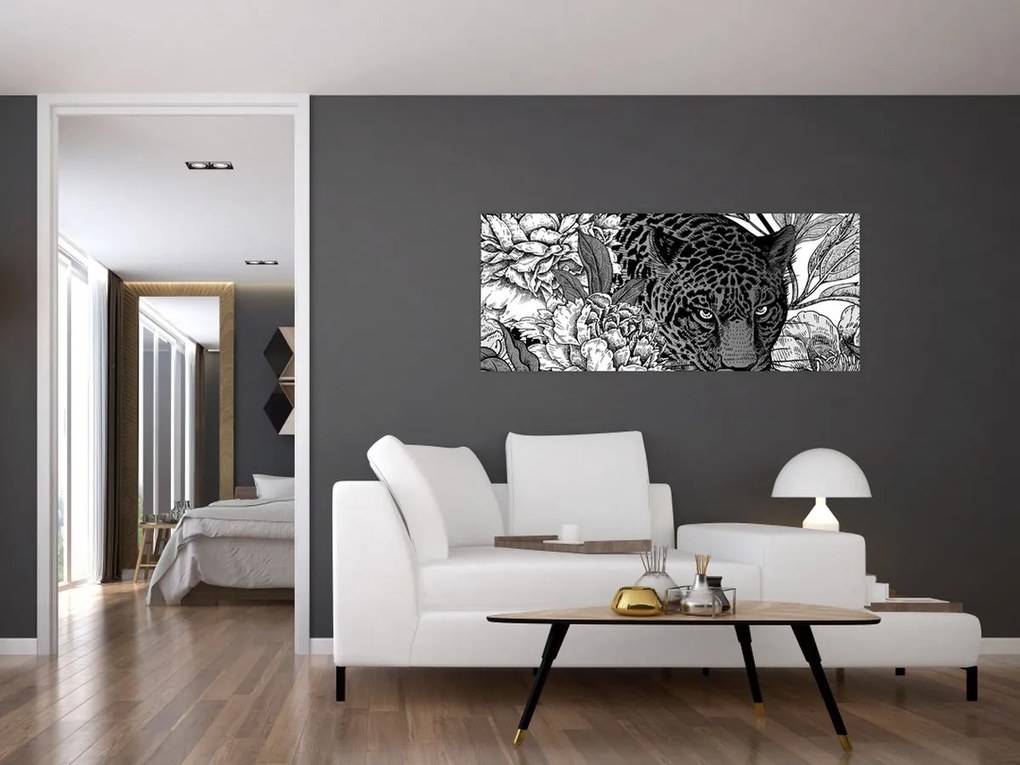 Tablou - Grădină exotică (120x50 cm)