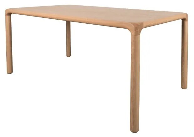 Masă de dining cu aspect de lemn de frasin 90x180 cm Storm – Zuiver