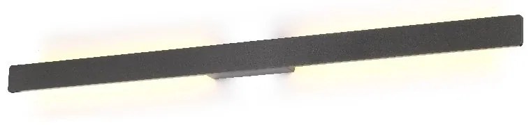 Aplica LED iluminat exterior liniar IP54 LOTUS 20W gri inchis