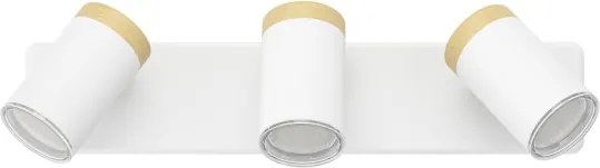 Eglo 300004 - Aplica spot pentru baie CONSUMA, 3x GU10, 3W, 230V, IP44, alb/bej