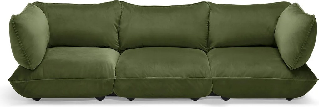 Canapea modulară Sumo Sofa Grand din catifea, culori multiple - Fatboy Culoare: verde inchis