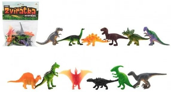 Animale dinozaur - 12 buc