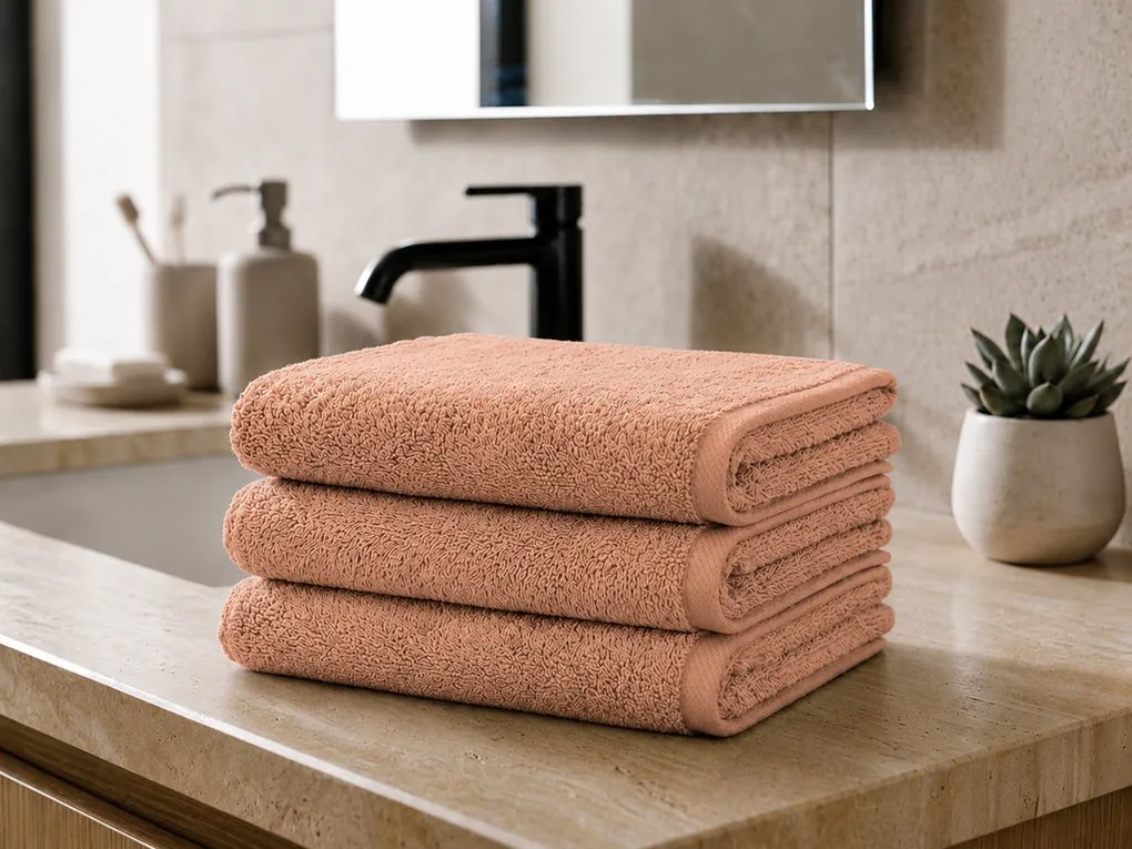 Prosop copii Bella 30x50 cm bej, 100% bumbac