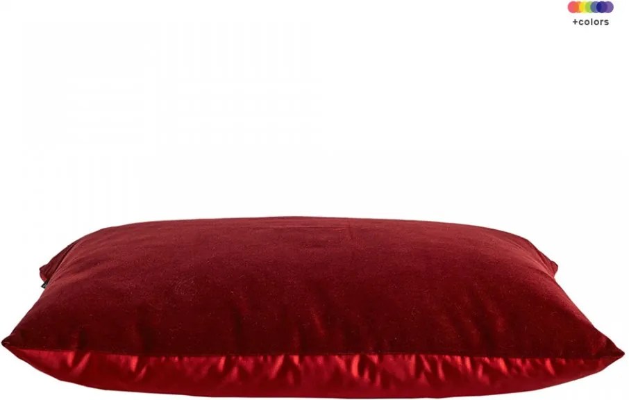 Perna decorativa patrata rosie din bumbac 55x55 cm Venua Red Pols Potten