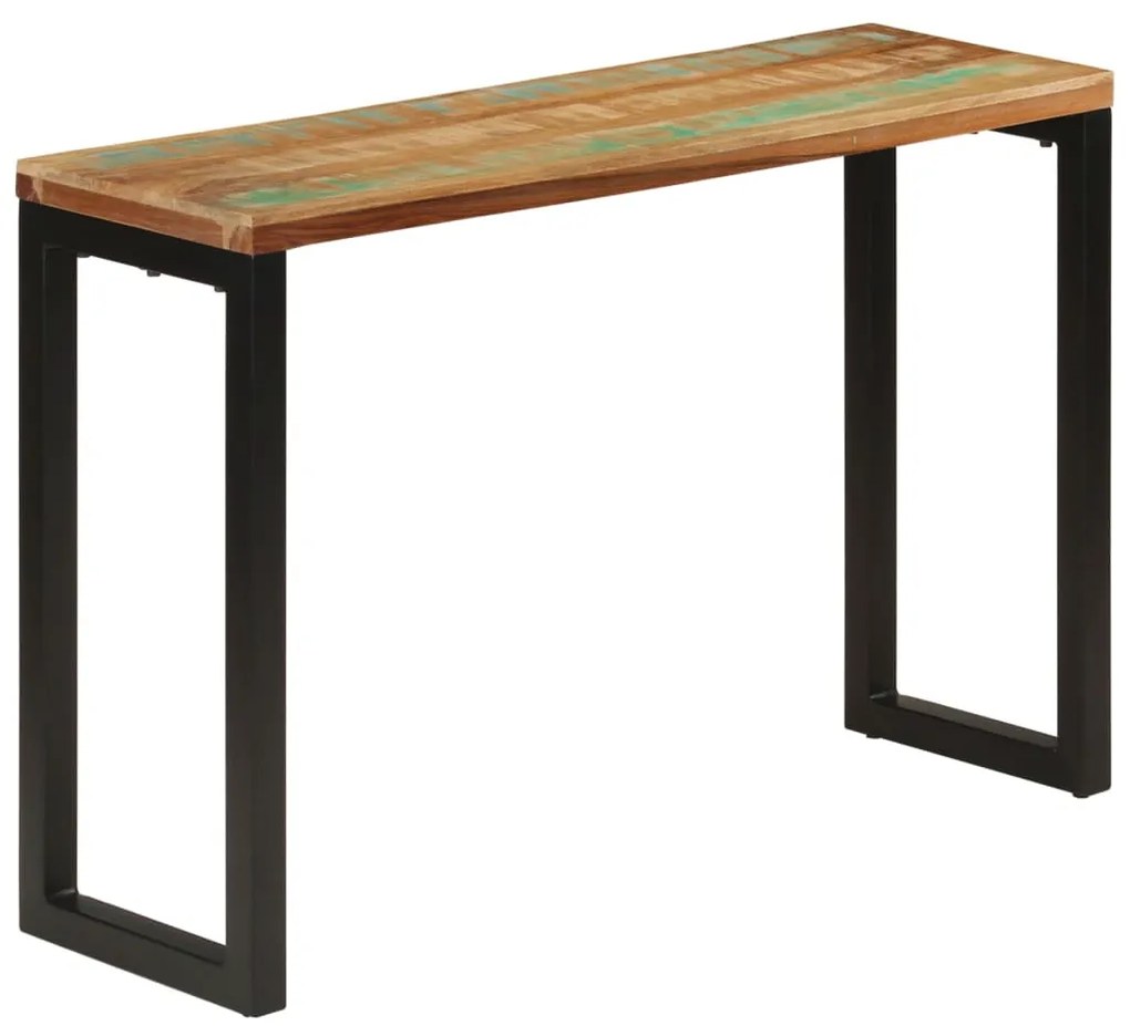 vidaXL Masă consolă, 110x35x75 cm, lemn masiv de reciclat