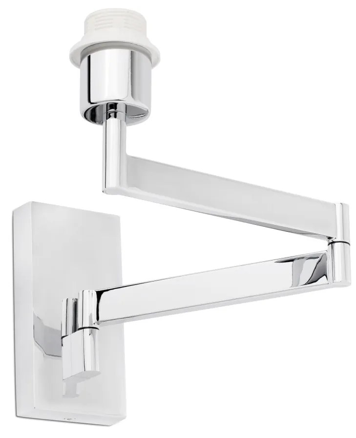 Aplica cu brat articulat stil clasic design elegant ARTIS-2 crom/alb