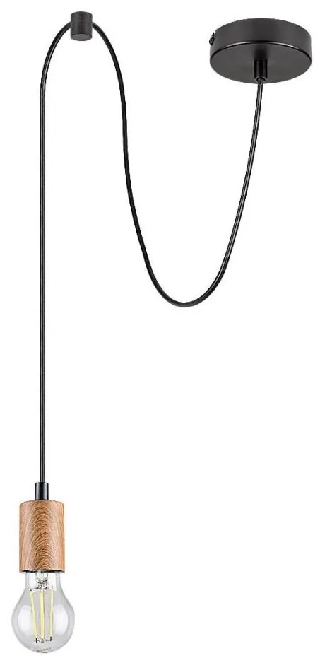 Lustră pe cablu DOLLIEN 1xE27/60W/230V fag Rabalux 72071