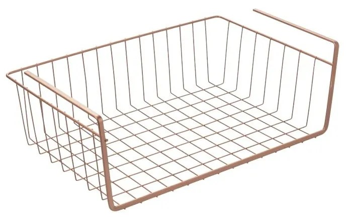 Suport de agățat pe rafturi Metaltex, arămiu