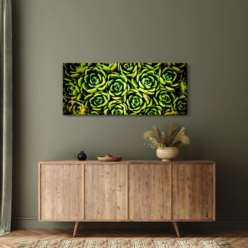 Tablou cu flori de piatră (120x50 cm)