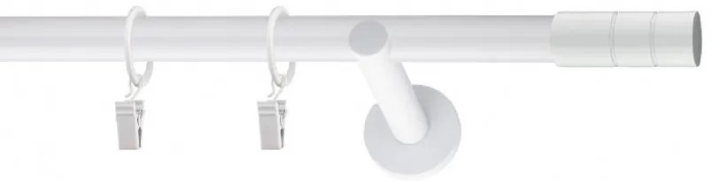 Galerie SIMPLA PRINDERE PERETE PICIOR UNIVERSAL 25 mm CILINDRU ALB (Alege marime: 200 cm)