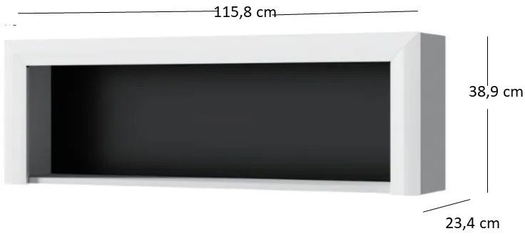 Raft Wanetta (alb lucios). 1053380