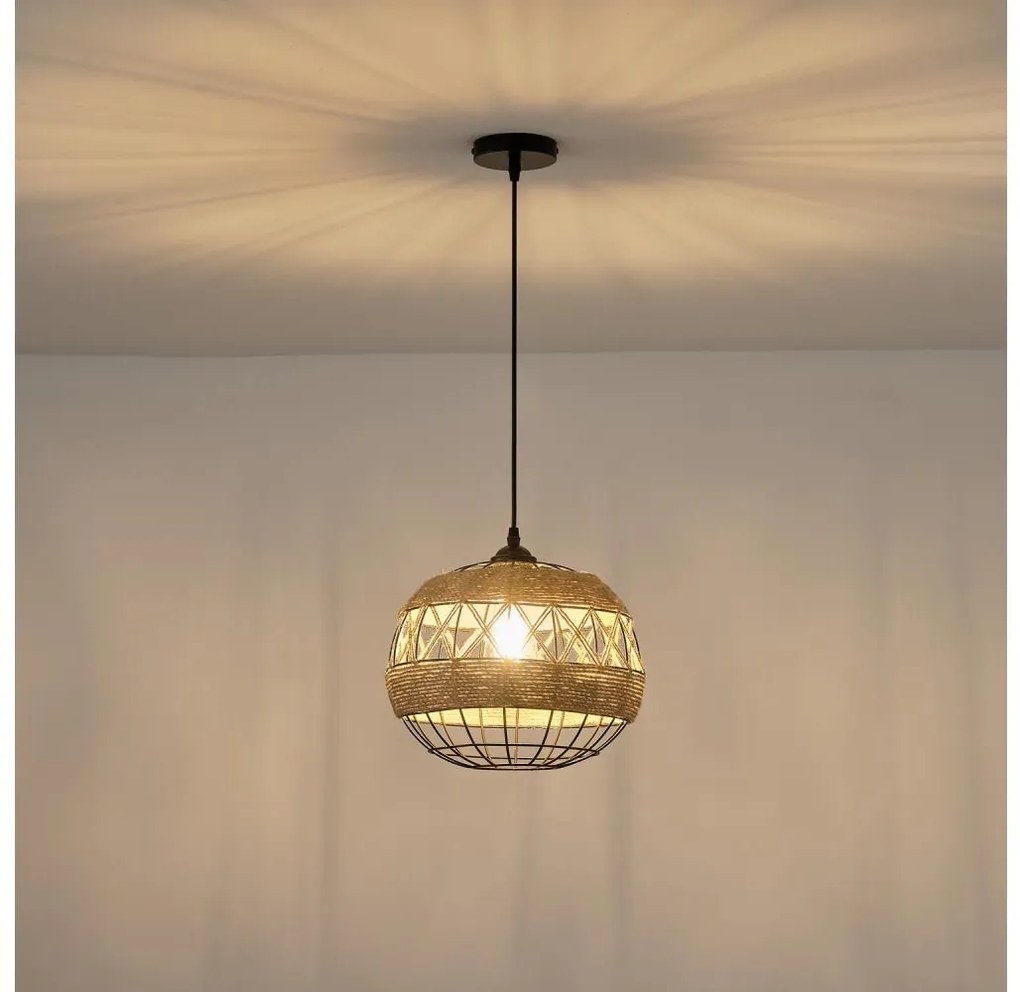 Lustră pe cablu 1xE27/15W/230V bej