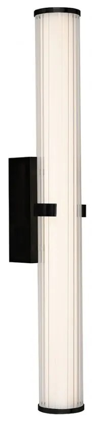 Aplica LED de perete / oglinda baie IP44 Clamp neagra 63126-1BK SRT