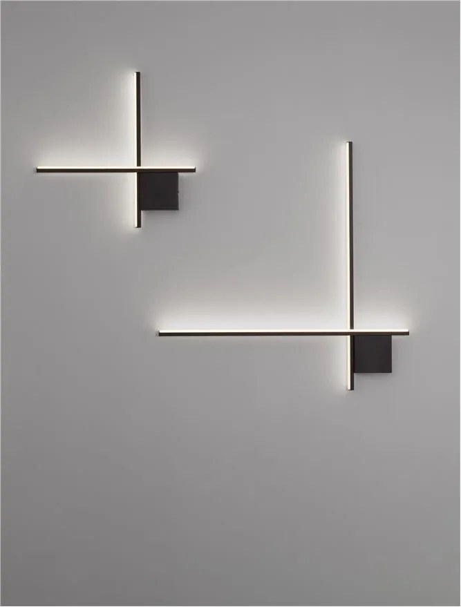 Aplica de perete cu lumina ambientala LED Cross 50cm