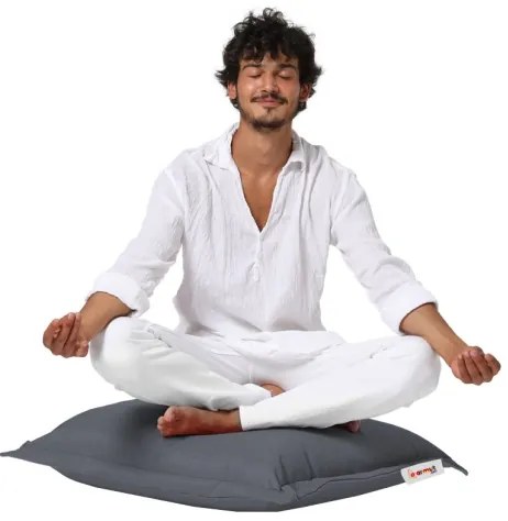 Pernă de podea 70x70 cm gri