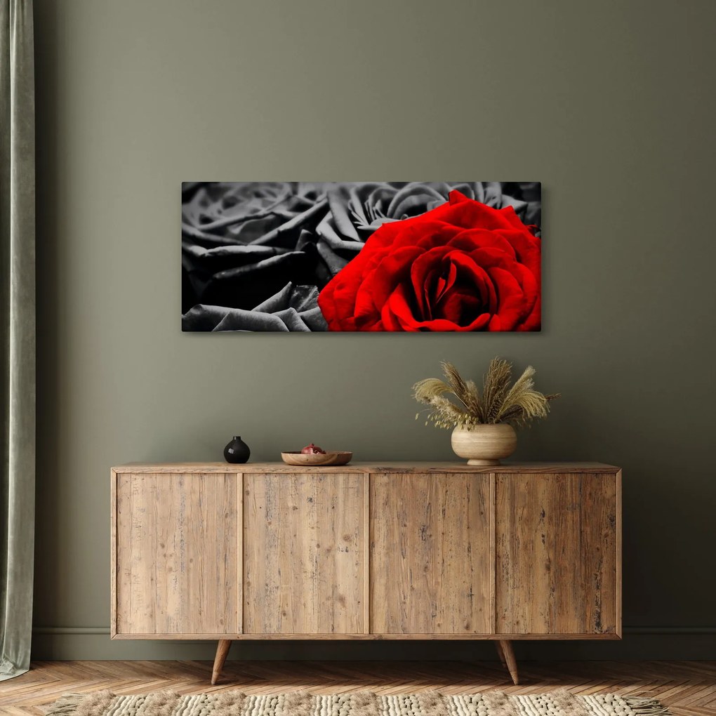 Tablou - Trandafir (120x50 cm)