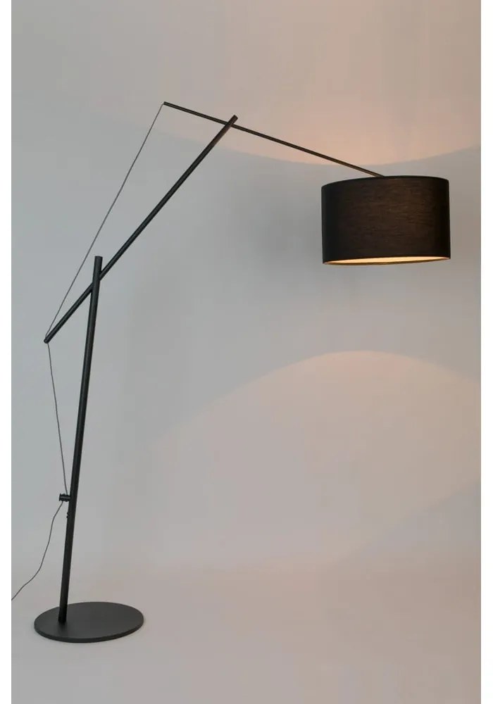 Lampadar White Label Tokio, negru