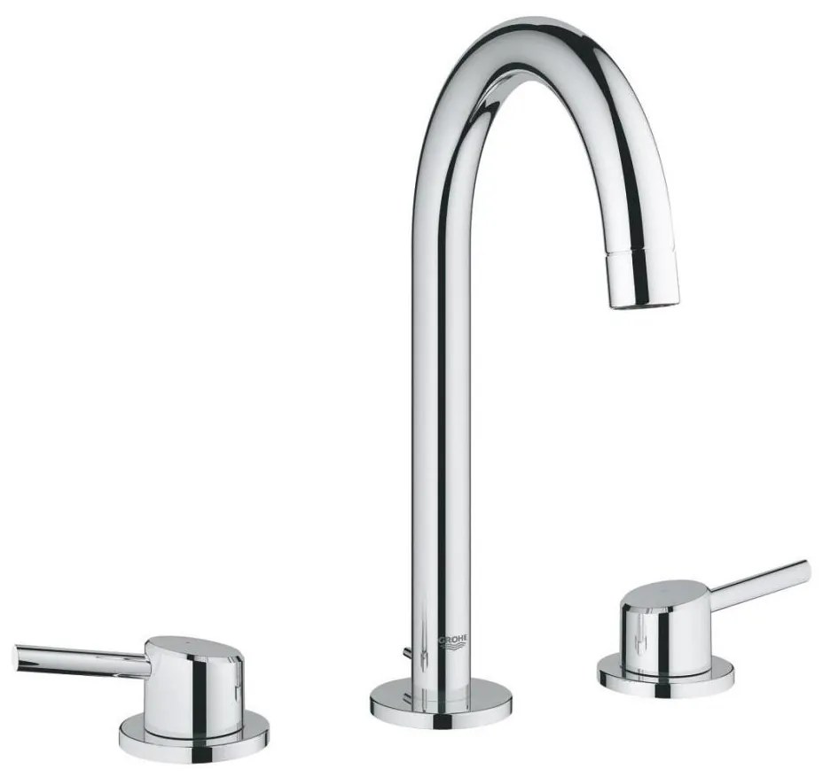 GROHE 20216001 - Baterie pentru lavoar CONCETTO DN 15, montaj în 3 găuri, mărime L, crom