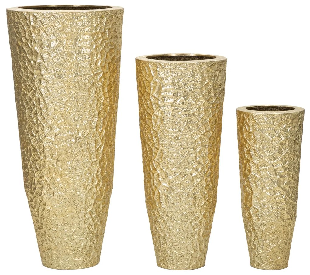 Mauro Ferretti Suport Vaze Glasy, Set 3 Bucăți, Dimensiuni: Ø 50,8X114,9 cm, 40X92,7 cm, 29,8X70,5 cm. | Aosom Romania