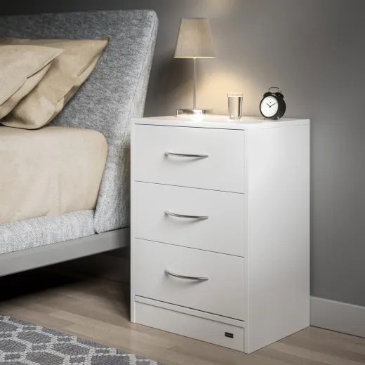 Deuba Noptiera Eloise 54x39x28cm - LED alb