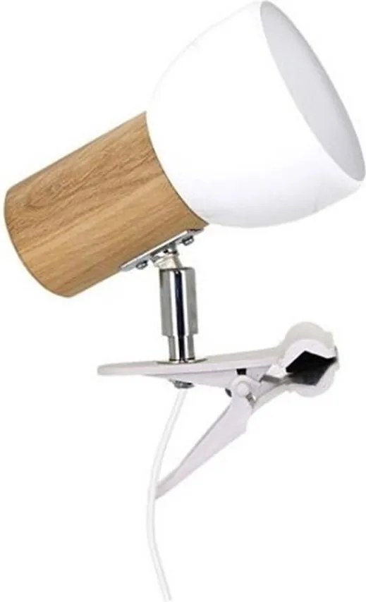 Spot-Light 2224174WK - Lampă cu clemă SVENDA, 1xE27/60W/230V