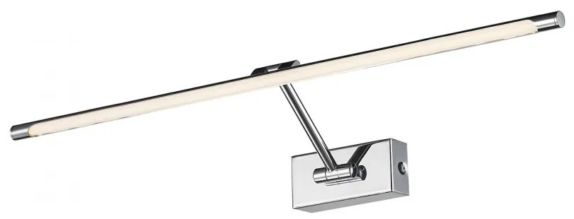 Aplica de perete LED pentru tablou cu brat directionabil DaVinci 90 crom