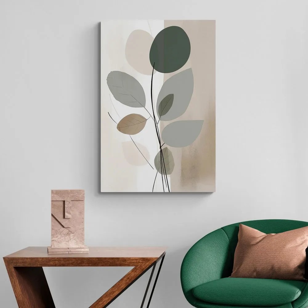 Tablou forme botanice abstracte No1
