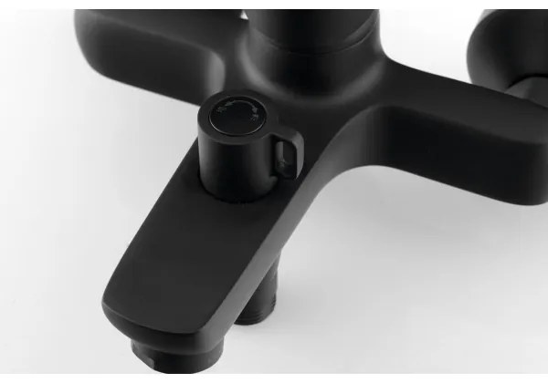 Baterie de cadă Aqualine LOTTA negru mat