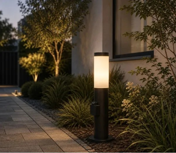 Rabalux 77194 - Lampă de exterior cu priză BLACK TORCH 1xE27/25W/230V IP44