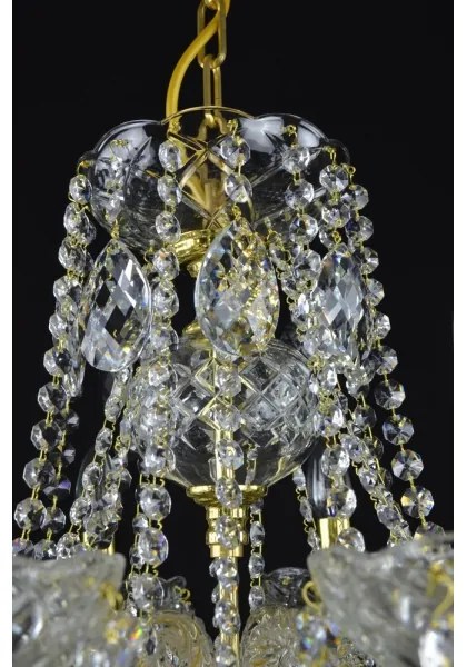 Wranovsky JWZ151082130 - Lustră de cristal pe lanț CLASSE 8xE14/40W/230V