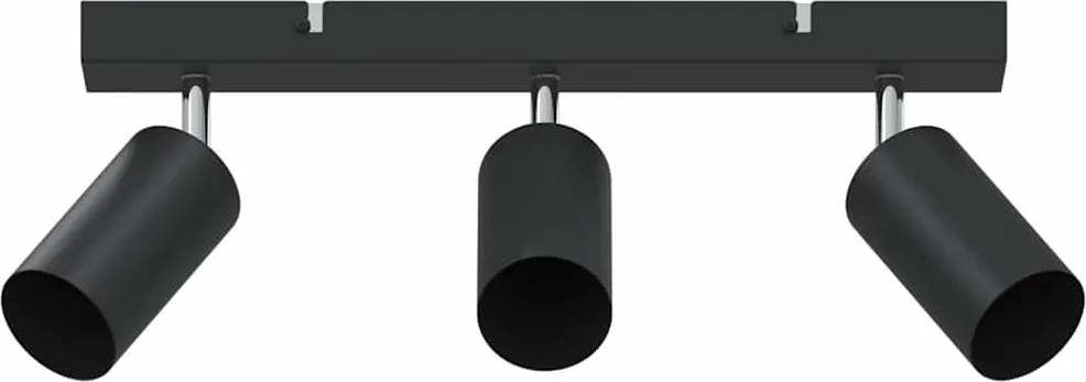 vidaXL Spot de tavan Negru 38 x 6 x 16 cm Metal
