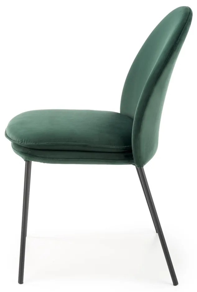 Scaun K443 Velvet Verde – l50 x A58 x H84 cm