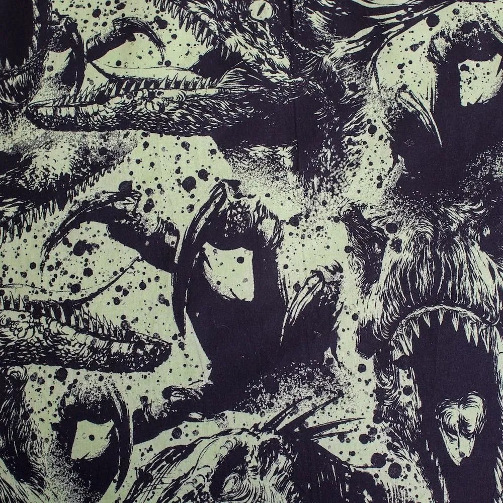 Lenjerie de pat pentru copii din bumbac pentru pat de o persoană 140x200 cm Jurassic World "Volcano" – Jerry Fabrics