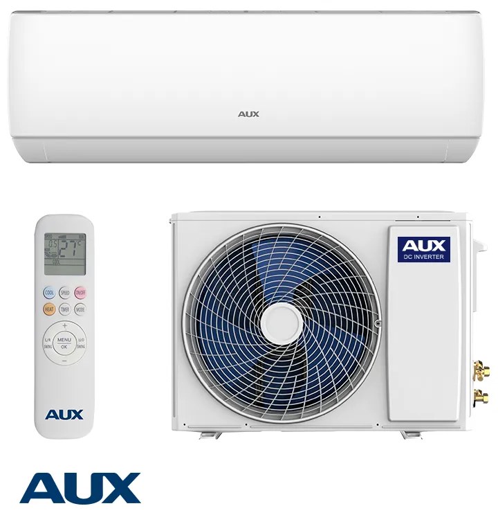 Aparat de aer conditionat inverter AUX J-Smart ASW-H18E3E4/JOR3DI-C0, 18000 BTU, 37 m², A++, Wi-Fi, R-32, Alb