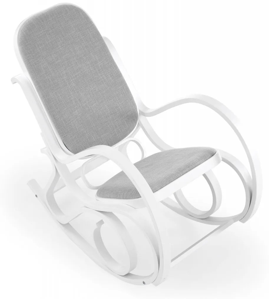 Fotoliu tip balansoar Max Bis Plus alb H95 cm