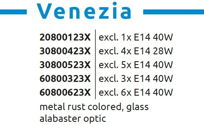 Aplica rustica metal ruginiu VENEZIA