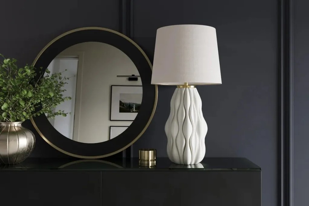 Veioza, Lampa de masa din ceramica ELEGANCIA 70cm