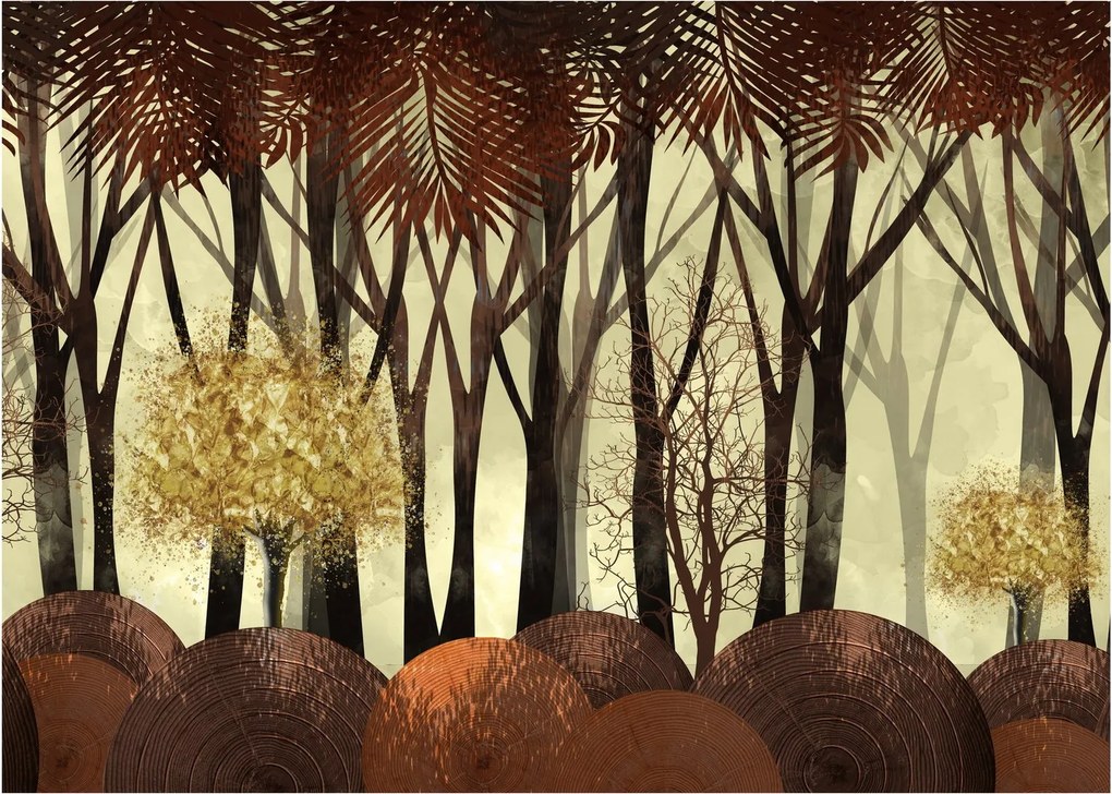 Tablou - Pădure decorativă (70x50 cm)