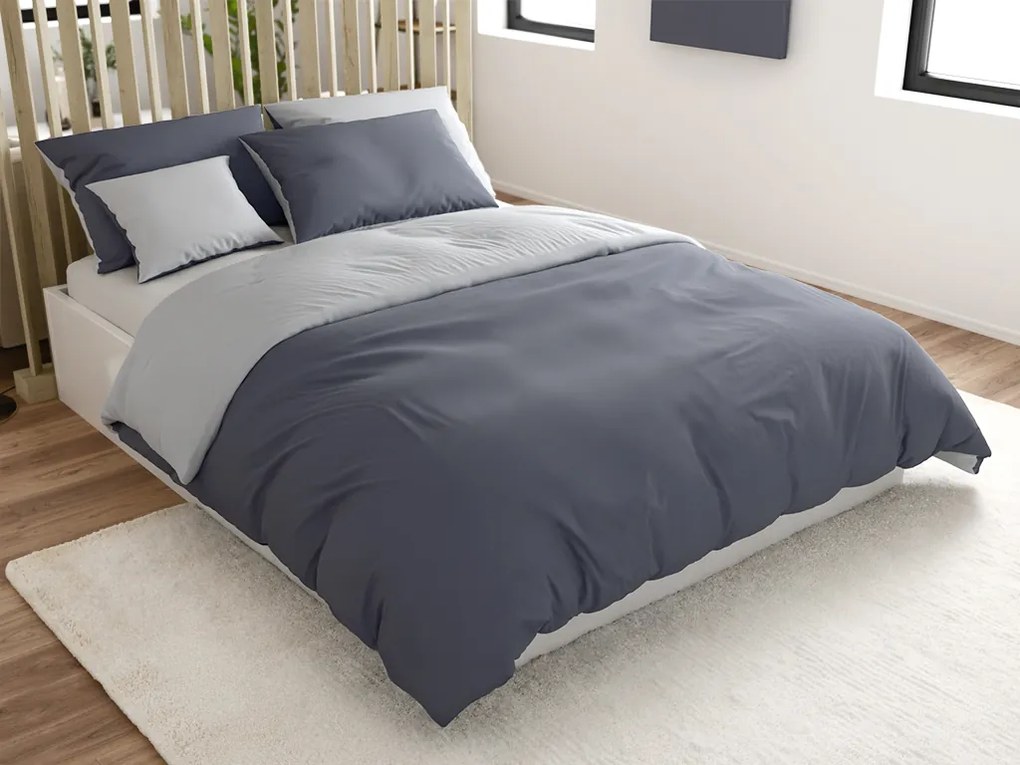 Lenjerie de pat din microfibra MONOCHROMATIC gri Dimensiune lenjerie de pat: 70 x 90 cm | 140 x 200 cm