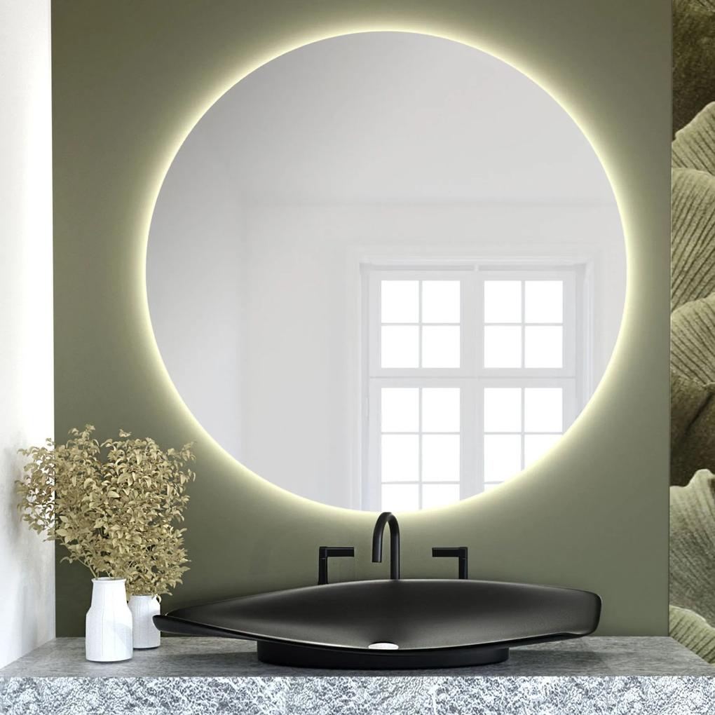 Baltica Design Bright oglindă 80x80 cm rotund cu iluminare 5904107912622