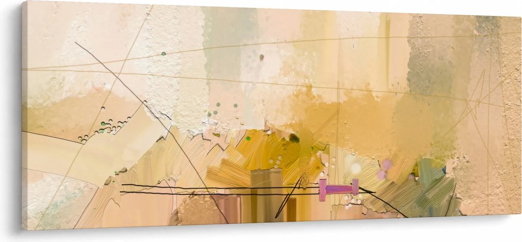 Tablou - Abstract, pictură în ulei (120x50 cm)