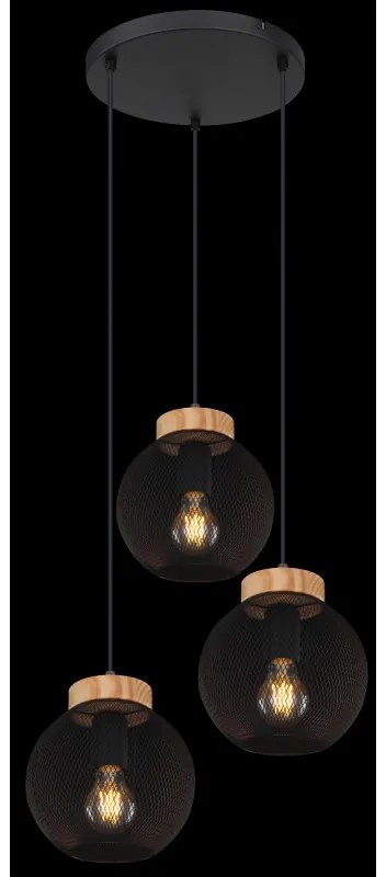 Lustra suspendata cu 3 pendule design modern PABLO 15663-3H GL