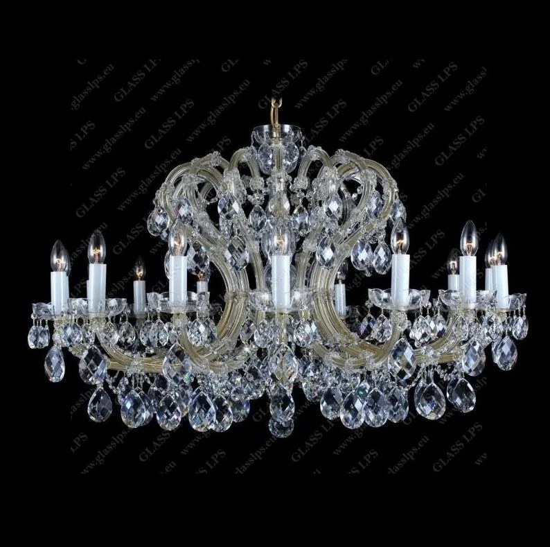 Candelabru Maria Theresa cu 16 brate, cristal Bohemia L14 004/16/1, F cut