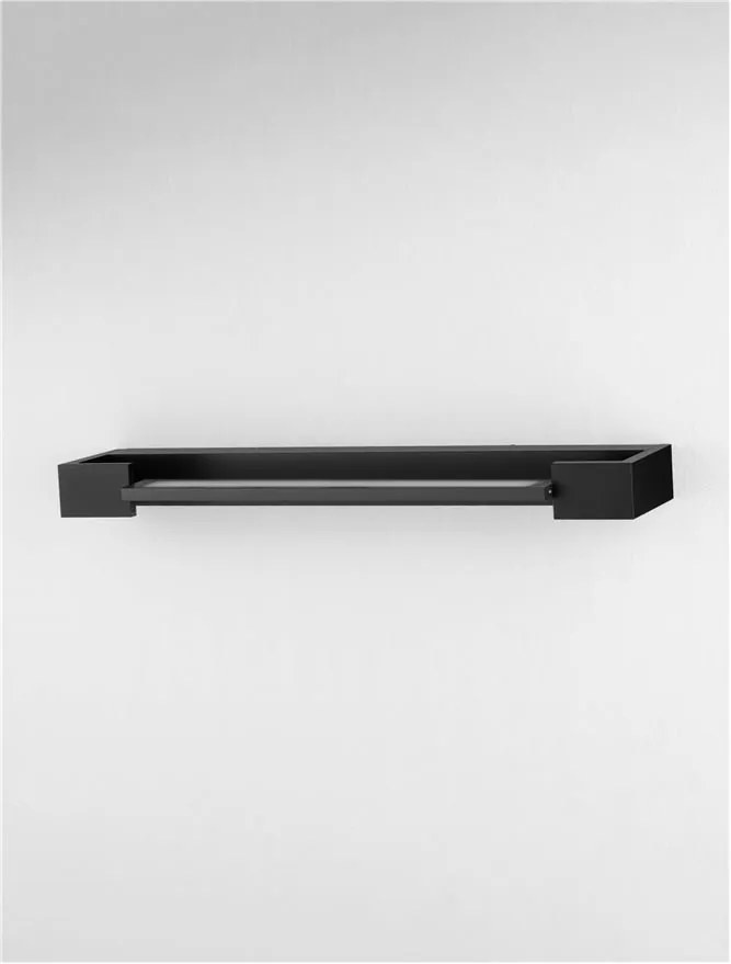 Aplica LED ambientala directionabila pentru baie/exterior IP44 PARK negru